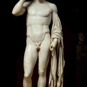 Click para ampliar. Pulsa en el nombre para ver la ficha. Corduba 9 Marcelo heroico como Hermes_estatua póstuma h. 20 aC